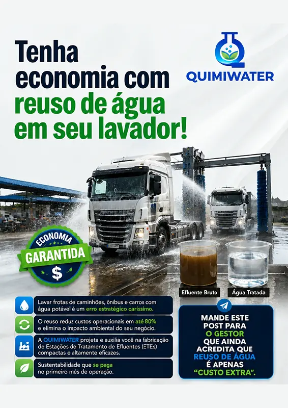 diagnóstico técnico de ETE e ETA Quimiwater